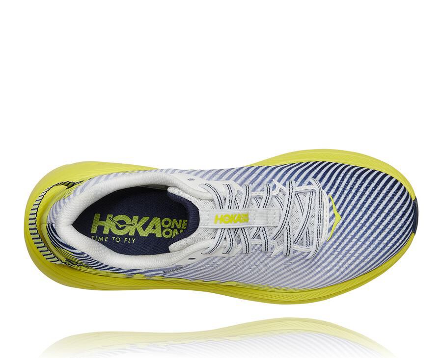 Hoka One One Løbesko Dame - Rincon 2 - Hvide/Blå - 501896YGS